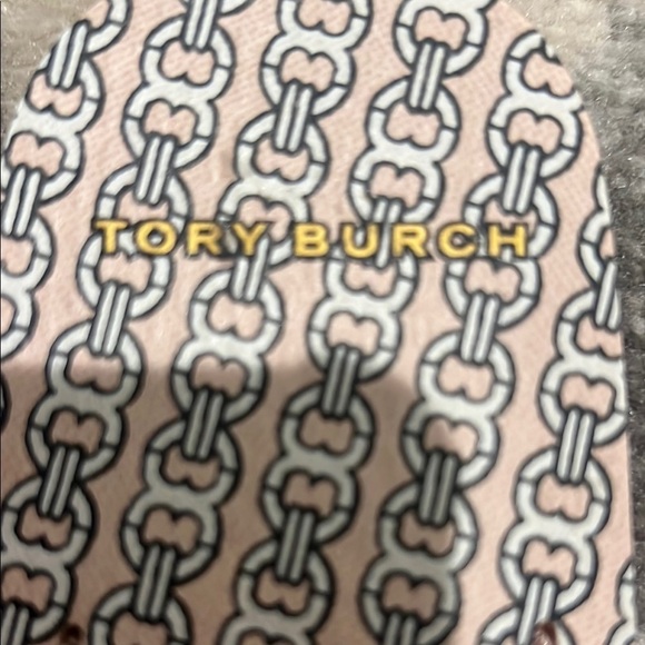 Tory Burch Pink and Cream Patterned Sandals size 5 - Picture 2 of 5